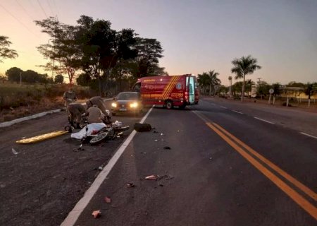 Acidente em rodovia de MS mata motociclista; caminhoneiro foge