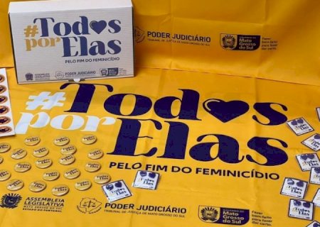 Campanha #TodosPorElas une Governo, Alems e TJ contra o Feminicídio