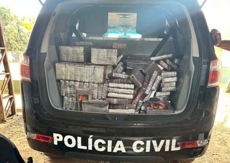 Polícia Civil incinera 220 quilos de cocaína em Aral Moreira