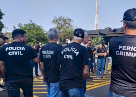 Policiais civis iniciam paralisação de 24 horas em delegacias de Dourados