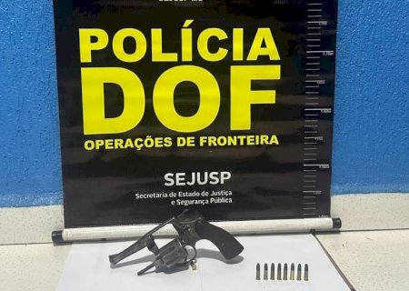 DOF recaptura foragido da Justiça e apreende arma de fogo