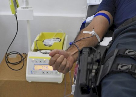 Doação de sangue na Sefaz bate recorde e coleta 162 bolsas