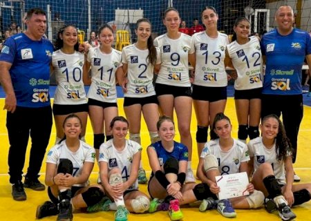 Campo Grande é bronze no Brasileiro de Vôlei Sub-16 e avança à fase final