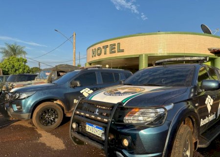 PF e Receita fazem operação em hotel que serve de entreposto de contrabando