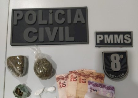 Polícias Civil e Militar apreendem adolescentes acusados de tráfico de drogas