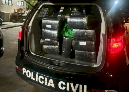 Homem é preso pela Polícia Civil com 250 quilos de maconha