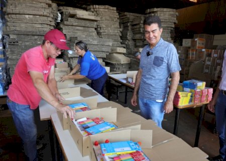 Alunos de Dourados vão receber kit escolar na primeira semana de aulas, anuncia Marçal