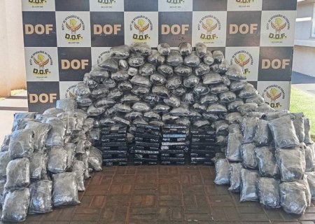 Mineiro é preso pelo DOF com 170 quilos de maconha