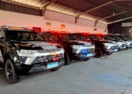 Nova frota de viaturas blindadas reforça segurança da Polícia Penal de MS
