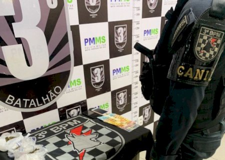 PM prende homem acusado de tráfico de drogas no Jardim Novo Horizonte