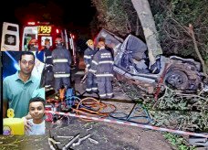 Pai e filho que morreram em acidente são velados em Indápolis