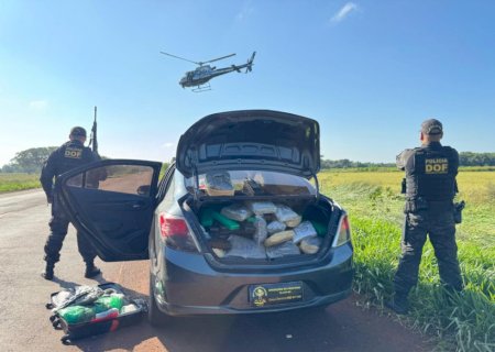 Operação conjunta resulta na apreensão de 300 quilos de drogas em Dourados