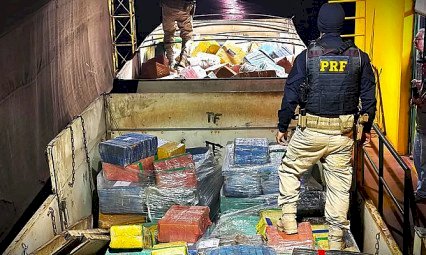 Carga de drogas que saiu da fronteira de MS é apreendida no Paraná