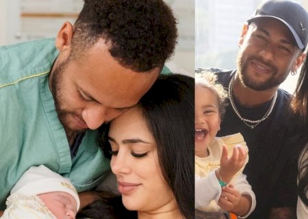 Bruna Biancardi posta fotos de Mel, sua segunda filha com Neymar: 'Te amamos'