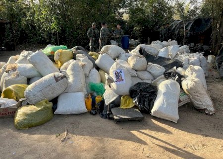 Senad destrói centro de produção de drogas comandado pela 'rainha do tráfico'