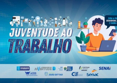 Projeto “Juventude ao Trabalho”, da prefeitura, conta com vagas, estágios e cursos