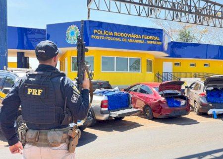 PRF apreende comboio do tráfico; entre os motoristas está adolescente de 17 anos