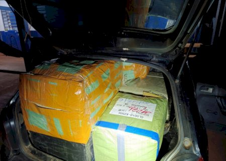 Polícia Militar apreende mercadorias contrabandeadas que seguiam para Campo Grande