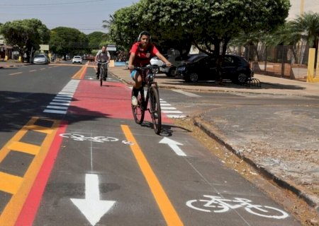 Ciclofaixas revitalizadas colocam mais ordem no trânsito