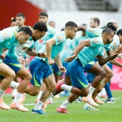 Com grupo completo, Brasil finaliza preparação para amistoso com a Coreia do Sul