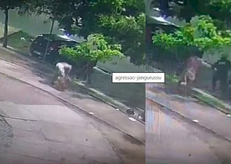 Homem é preso em flagrante agredindo a ex-companheira com pedaços de vidro