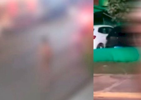 É o 'Ricardão'? Homem anda peladão pelas ruas de Bonito (vídeo)