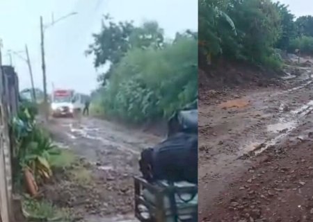 Samu atola em rua de Campo Grande e dificulta socorro a paciente em estado grave