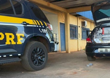 PRF apreende cigarros em Nova Alvorada do Sul
