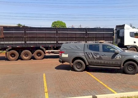 Ação conjunta apreende 10t de maconha em carreta na BR-163