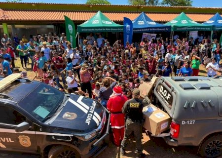 Ações unem segurança, assistência e cultura da paz nas aldeias indígenas de MS