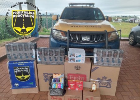 Polícia Rodoviária apreende mercadorias paraguaias em cidade turística de MS
