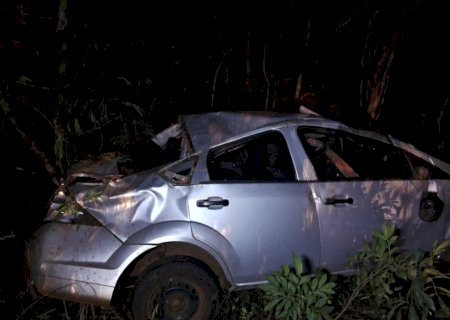 Homem de 69 anos morre após perder controle e capotar veículo na MS-276