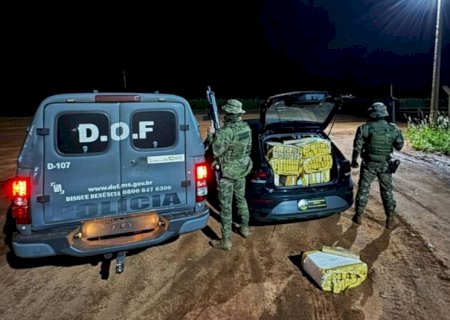 Maconha avaliada em R$ 580 mil é apreendida e dois são presos