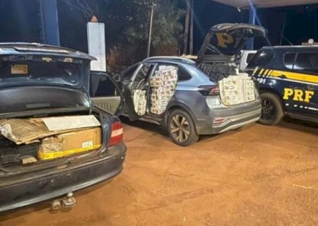 Dois veículos com produtos estrangeiros são apreendidos durante fiscalização