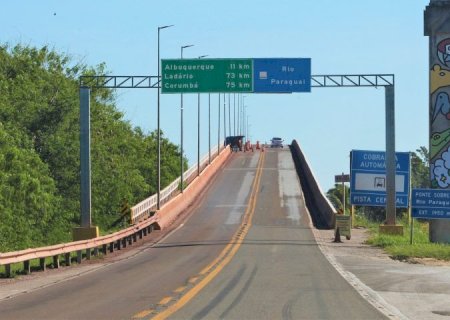 Tráfego em meia pista começa nesta sexta na ponte sobre o Rio Paraguai