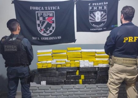 Mulher é presa com 201 quilos de maconha durante ação conjunta