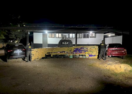 Polícia apreende carga de drogas avaliadas em R$ 5,5 milhões na fronteira
