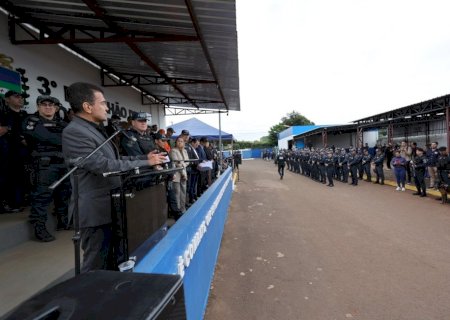 Em solenidade de troca de comando do 3º BPM, Marçal destaca avanço histórico na segurança