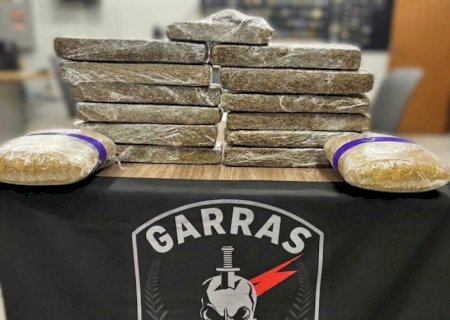 Mulher é presa com 15 quilos de maconha na Capital