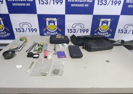 Homem é preso por tráfico após tentar fugir da Guarda Municipal em Dourados