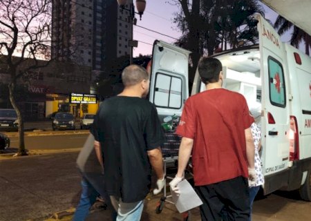Douradense é levado à Santa Casa após sofrer queimaduras de 3º grau