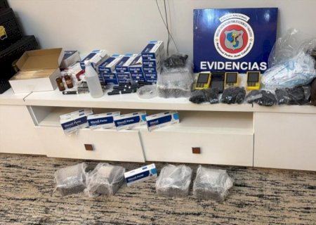 Polícia Nacional fecha laboratório clandestino de emagrecedores na fronteira