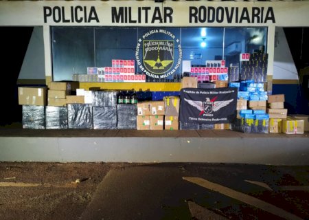 Veículos com mercadorias avaliadas em R$ 827 mil são apreendidos em Dourados