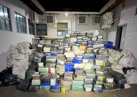 Polícias Federal, Rodoviária e Militar apreendem 7,1 toneladas de maconha em área rural