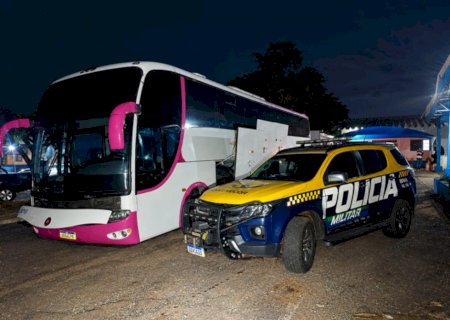 Ônibus com destino a SP é apreendido com quase R$ 90 mil em produtos paraguaios