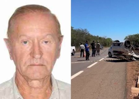 Empresário de 75 anos morre e três ficam feridos em acidente na BR-158, em Três Lagoas