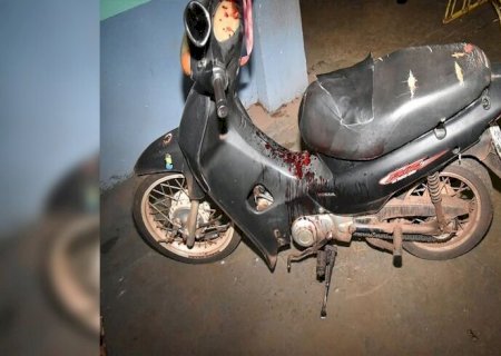 Homem é baleado no pescoço enquanto pilotava moto e vai sozinho para hospital em Maracaju