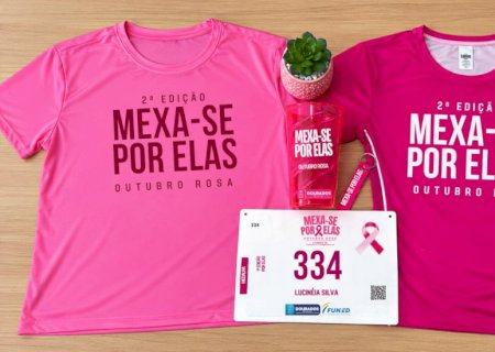 Prefeitura entrega nesta sexta-feira kits da 2ª Corrida e Caminhada “Mexa-se por Elas”