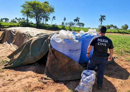 Cerca de 20 toneladas de insumos furtados de empresa de celulose são recuperados