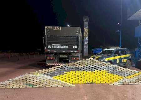 Motorista é preso com 726 quilos de cocaína em MS; 3ª maior apreensão da PRF